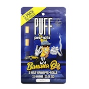 PUFF - 5pk Banana OG - Prerolls - Indica - 2.5g