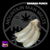 Mountain Man Melts - Live Rosin - Banana Punch - Concentrates - 1.0g