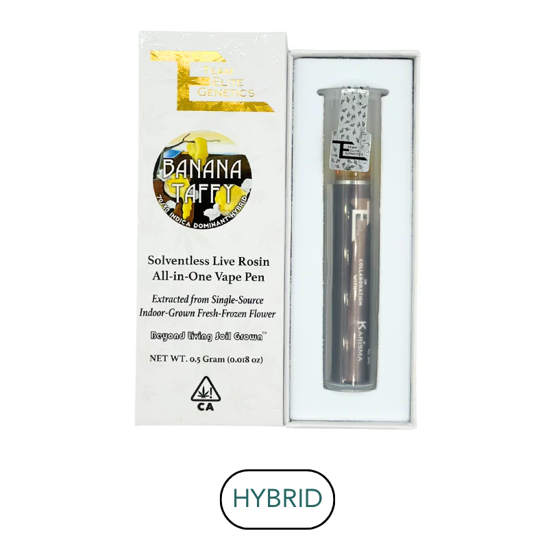 Team Elite Genetics - Team Elite Genetics - Live Rosin - Banana Taffy - RTU - 0.5g Main Image