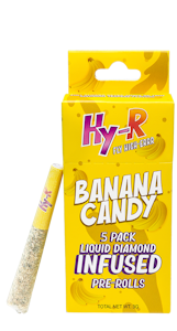 GOLDKINE - Banana Candy | 5x.6g Infused Pre-Roll | Hy-R