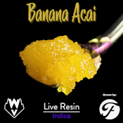 Banana Acai, Live Resin