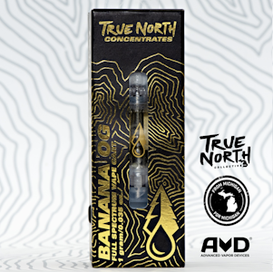 True North - Banana OG 1g Full Spectrum Vape Cart