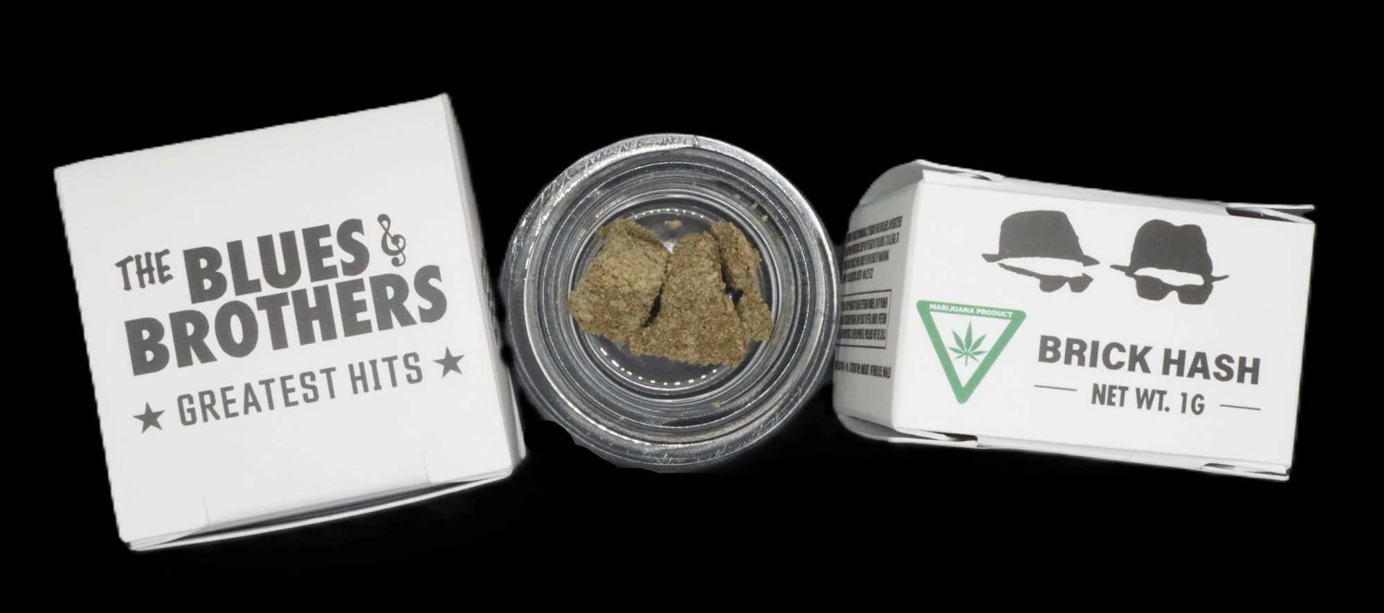The Blues Brothers - Belushi's Farm - 1g Brick Hash - Bananaconda Main Image