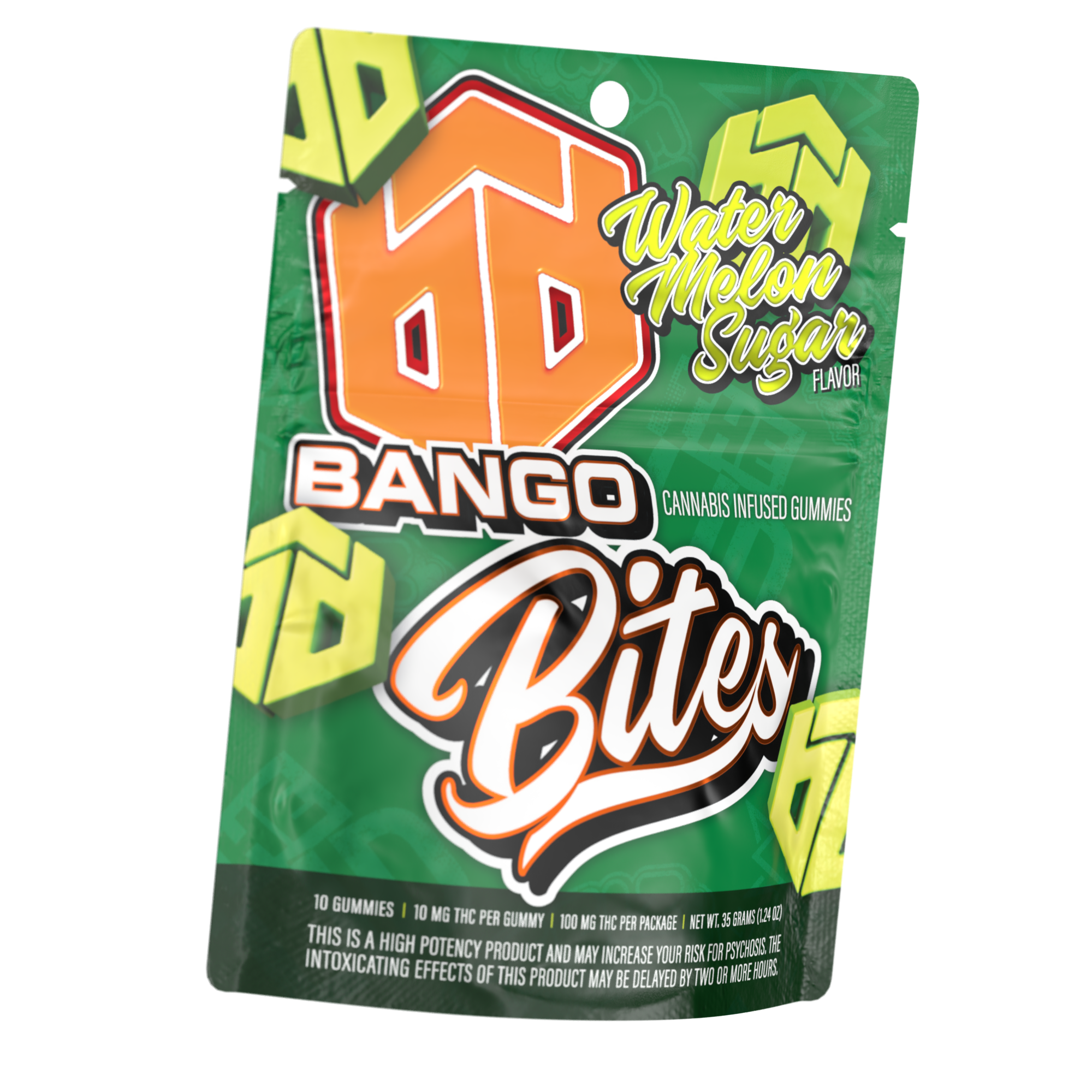 [REC] Bango Bites | Watermelon Sugar | 100mg/10pk Soft Chews