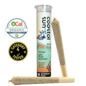 Banjo (S) | .35g 2pk Infused Preroll | Coastal Sun