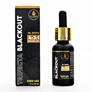 Bay State Hemp Company - Trifecta Blackout CBD Oil Drops - 30ml - Bay State Hemp Co
