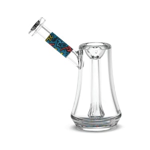 Keith Haring - Keith Haring - Glass Bubbler Multi Blue - Non-cannabis