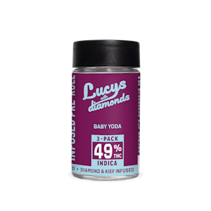 BLOTTER - Blotter | Lucy's Diamond Infused | Baby Yoda 3pk | 2.1g Preroll