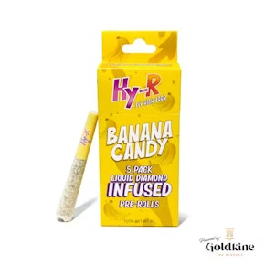HY-R - Banana Candy .6G Liquid Diamond Infused Pre-Roll (5 Pack)