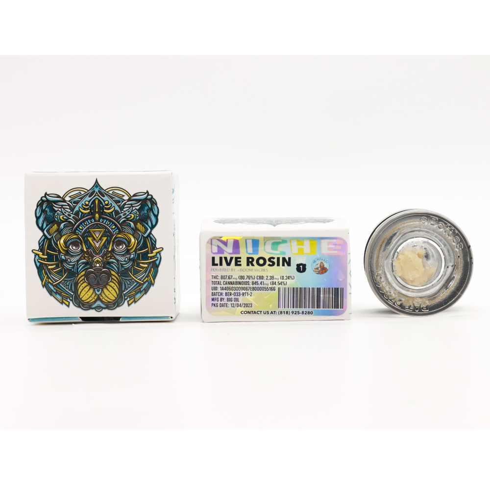 Bear Labs - Niche Tier 1 Live Rosin 1g - Los Alamitos Dis...