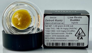 420 SALE Beezle | Detroit Runtz | Live Resin | Budder| 1g | Hybrid  (2 FOR $30)/ (8 for $88)