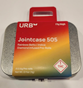 URB - 3g Jointcase 505 - 5pk - Rainbow Belts - (Indica)