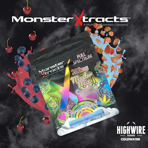 Monster Gummies Berry Blast Master Mix Full Spectrum 1:1:1:1 200mg