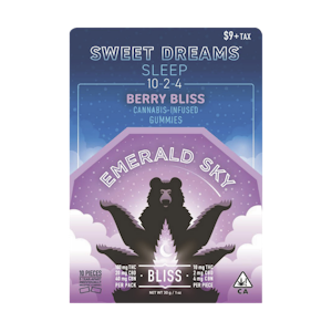 Emerald Sky - Berry Bliss (I) | 10:2:4 THC/CBD/CBN 10Pk Sweet Dreams Gummies | Emerald Sky