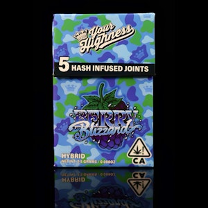 Your Highness - Berry Blizzard (H) | 5pc Infused Prerolls | Your Highness