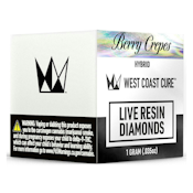 Berry Crepes (H) | 1g Live Resin Diamonds | West Coast Cure