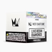 WEST COAST CURE: Berry Crepes 1g Live Resin Diamonds (H)