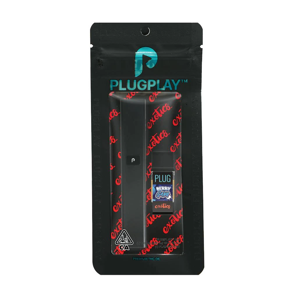 PLUGPLAY™ - PLUGplay EXOTICS Berry Gang All-In-One Vape 1.0g Main Image