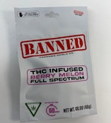 Banned | Berry Melon - Nerdless | 200mg (4pk)