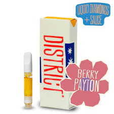 District Cannabis - Berry Payton 1G CART Liquid Diamonds and Sauce Main Image