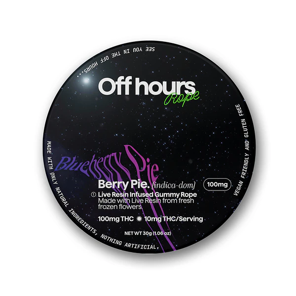 Off Hours - Off hours - Berry Pie - Rope Resin Gummy - 100mg Main Image