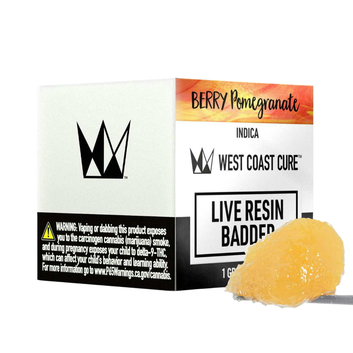 West Coast Cure - Berry Pomegranate (I) | 1g Live Resin Badder | West Coast Cure Main Image