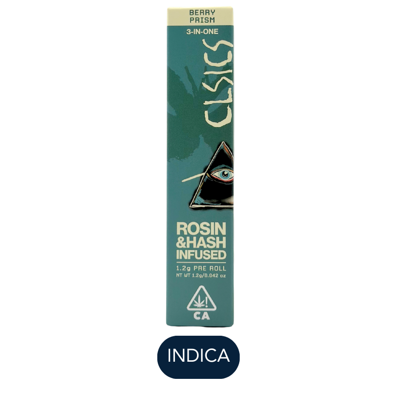 Berry Prism - Rosin & Hash Infused Preroll - 1.2g