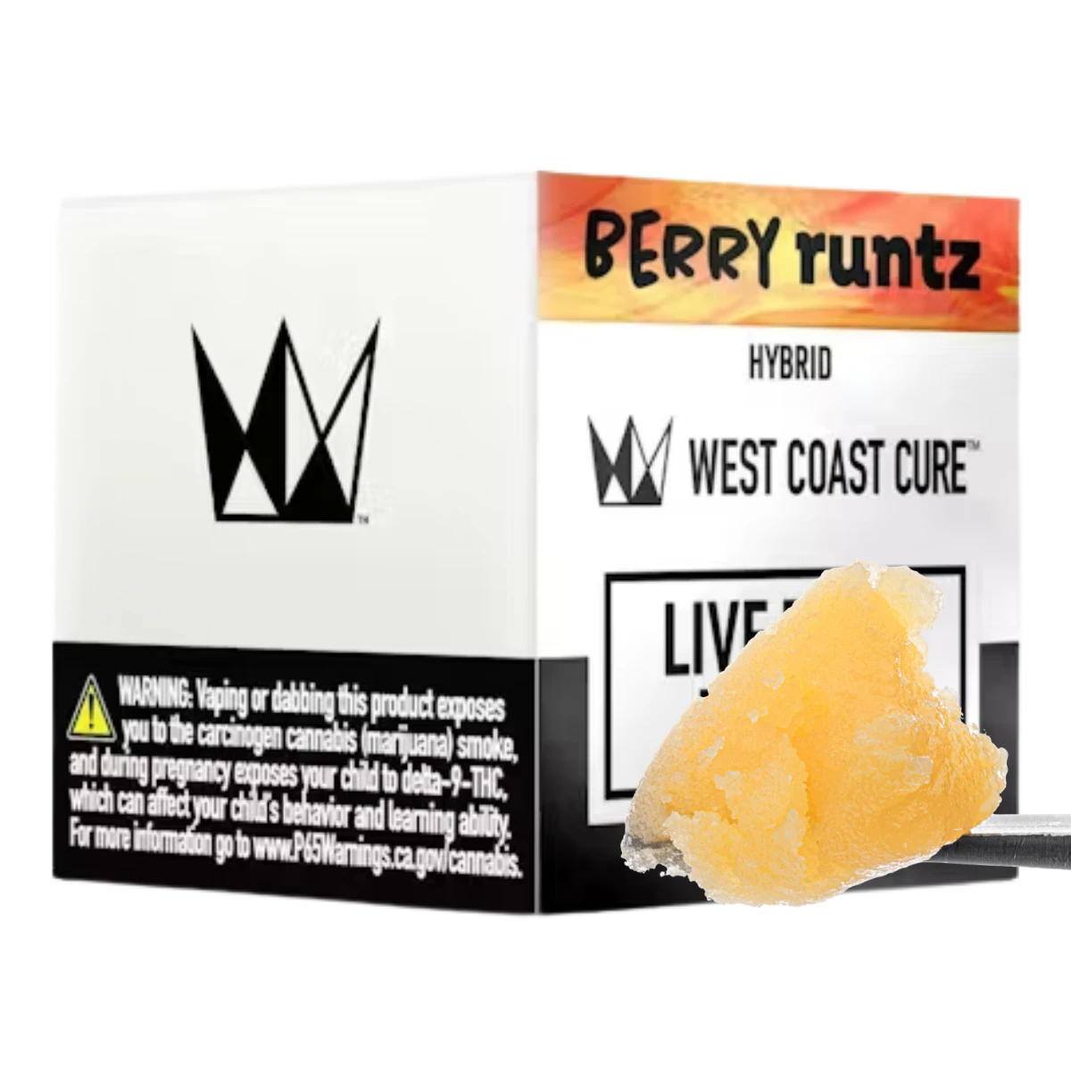 West Coast Cure - Berry Runtz (H) | 1g Live Resin Badder | West Coast Cure Main Image