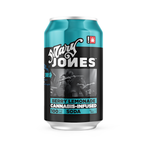 Mary Jones - Berry Lemonade Soda | 12oz 100mg (THC)