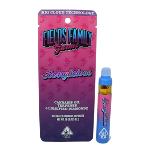 FIELDS FAMILY FARMZ - Berrylicious (H) | 1g Liquid Diamond AIO Vape | Fields Family Farmz