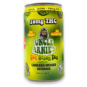Uncle Arnies - Uncle Arnies - Single Dose - Zen Green Tea - 7.5oz - Beverages - 10mg