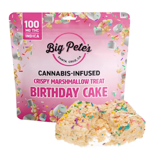 Big Pete's - Big Pete's Marshmallow Treat 100mg Birthday Cake