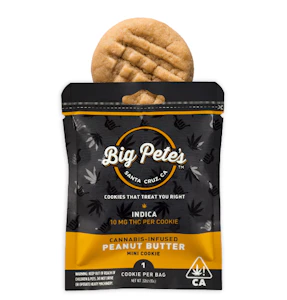 Big Pete's - Big Pete's Mini Cookie Indica 10mg Peanut Butter