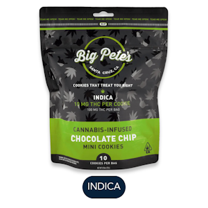 BIG PETE'S TREATS - Big Pete's - Chocolate Chip Indica - Cookies - 10pk - 100mg