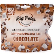 Chocolate Indica 100mg Rice Crispy Marshmallow Treat - Big Pete's