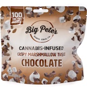 Chocolate Indica 100mg Rice Crispy Treat - Big Pete's