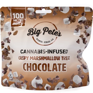 Big Pete's - Chocolate Indica 100mg Rice Crispy Treat - Big Pete's