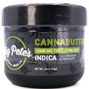 Cannabutter 1000mg 4oz Indica Jar - Big Pete's