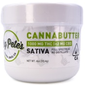 Cannabutter 1000mg 4oz Sativa Jar - Big Pete's