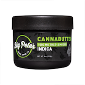 Cannabutter 1000mg 4oz Indica Jar - Big Pete's