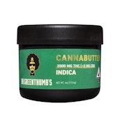 Cannabutter Indica 2000mg THC Jar - Big Pete's x Dr. Greenthums
