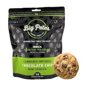BIG PETES - BIG PETES | SATIVA CHOCOLATE CHIP - 10PK | EDIBLE | 100MG