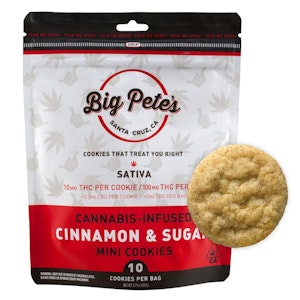 BIG PETE'S TREATS - Big Pete's Cinnamon & Sugar Sativa Cookies 100mg