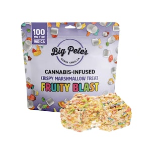 BIG PETE'S TREATS - Big Pete's Treats Fruity Blast Crispy Marshmallow Treat 100mg