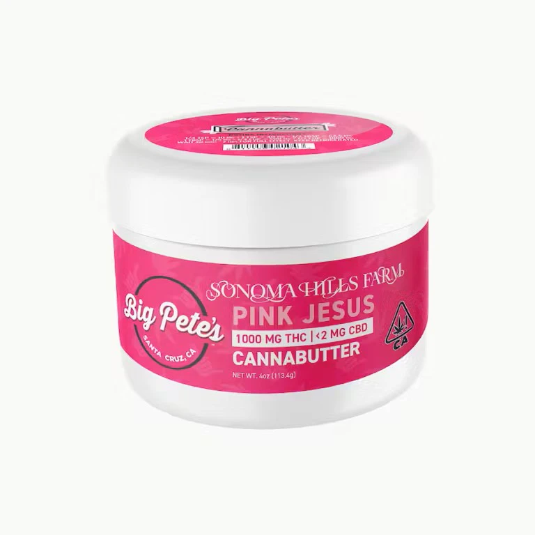 Big Pete's Treats - Big Pete's x Sonoma Hills Farm - 1000mg - Cannabutter Sativa - Pink Jesus Main Image
