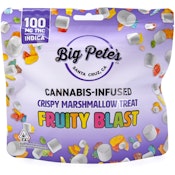 Fruity Blast Indica 100mg Rice Crispy Treat - Big Pete's