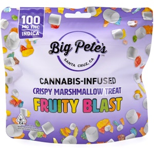 Big Pete's - Fruity Blast Indica 100mg Rice Crispy Treat - Big Pete's