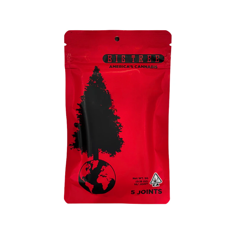 Big Tree - Big Tree | Bubba's Breath | Kief Infused Pre-Roll Pack | [5g] 5pk | Indica Main Image