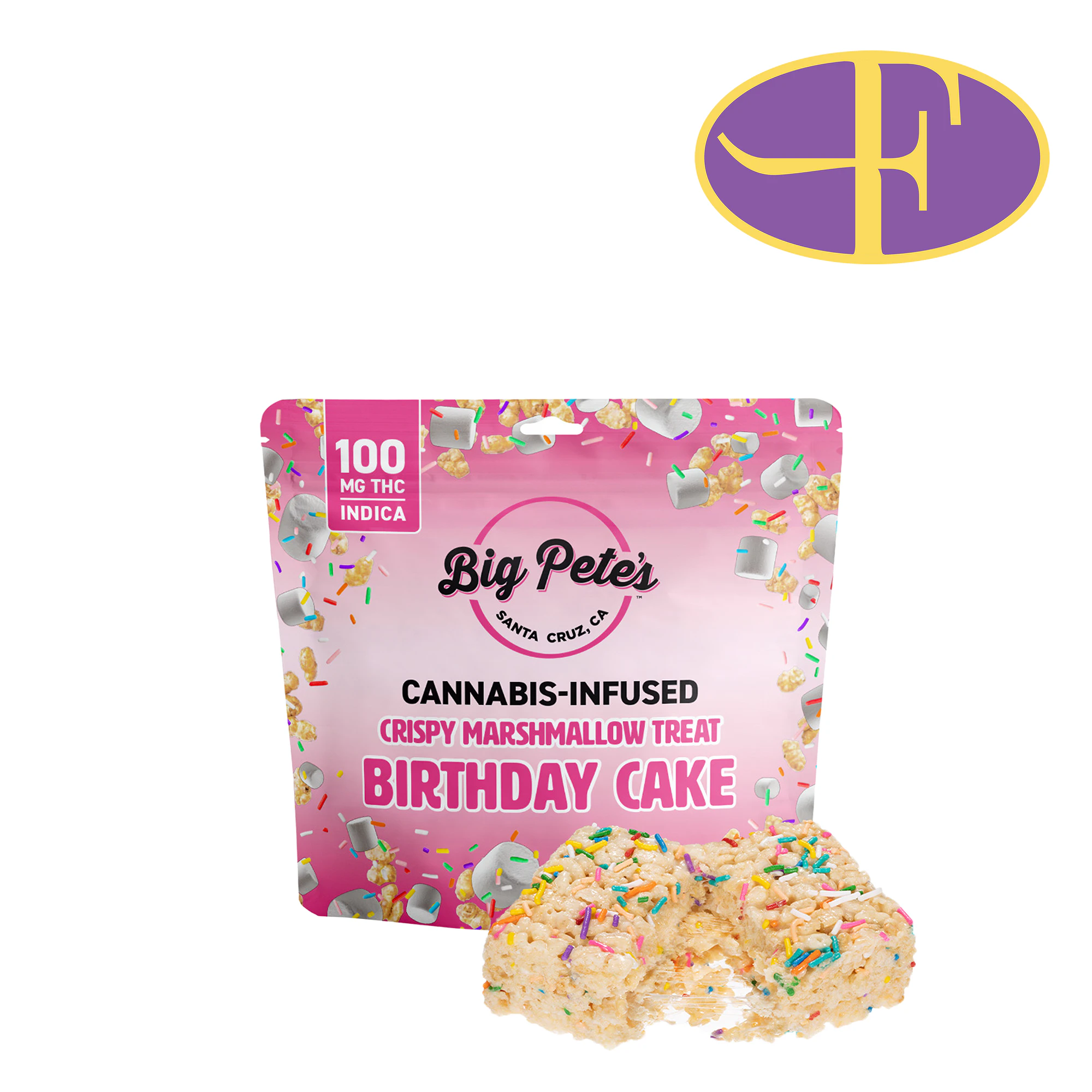 Big Pete's Treats - Birthday Cake Rice Crispy Treat Main Image