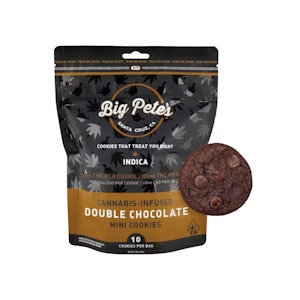 BIG PETE'S - 10 PACK INDICA - DOUBLE CHOCOLATE 100MG - BIG PETE'S